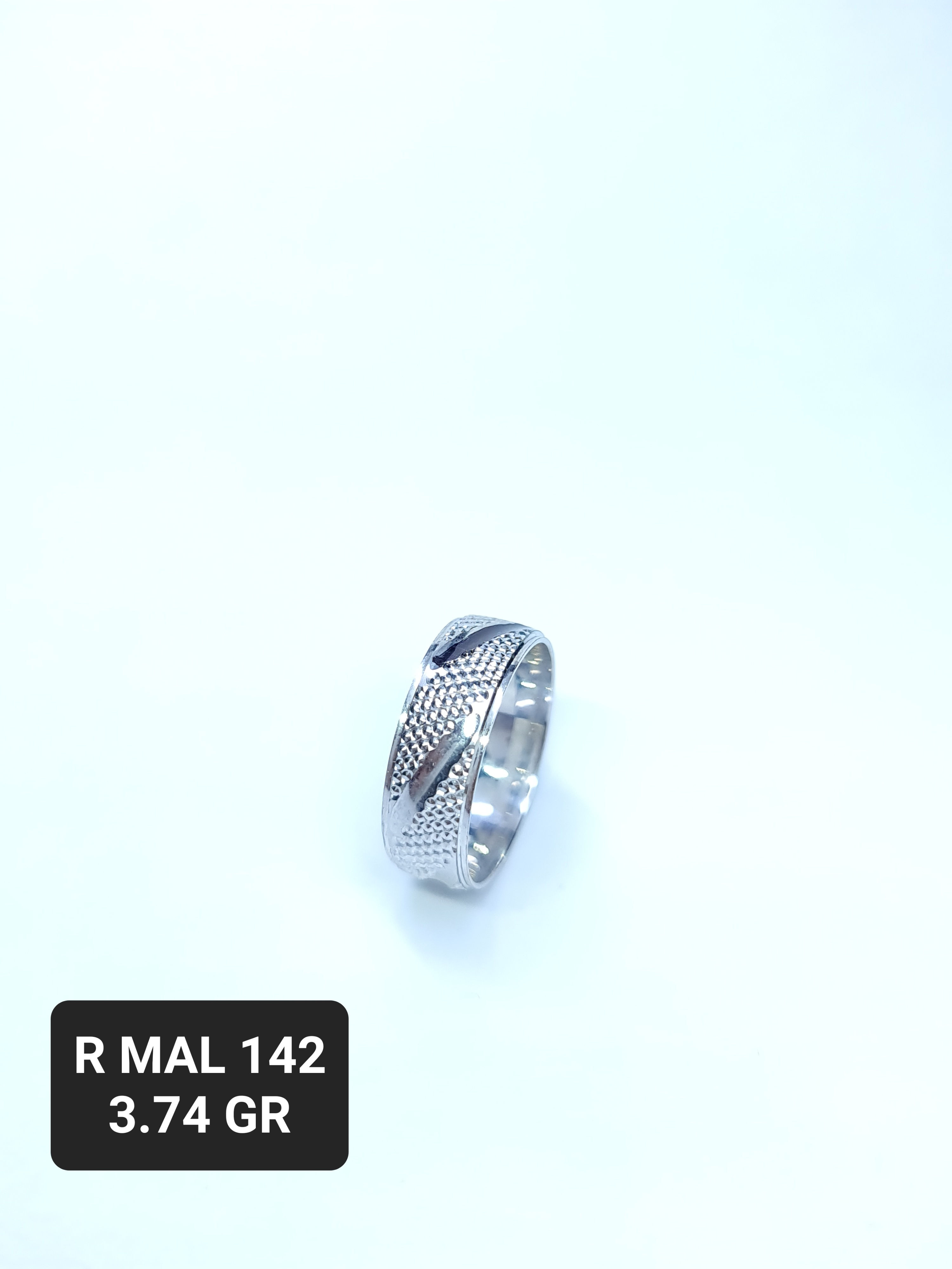 RODUYUM MAN SILVER ALYANS WEDDING RINGS R MAL 142 GR 3.74