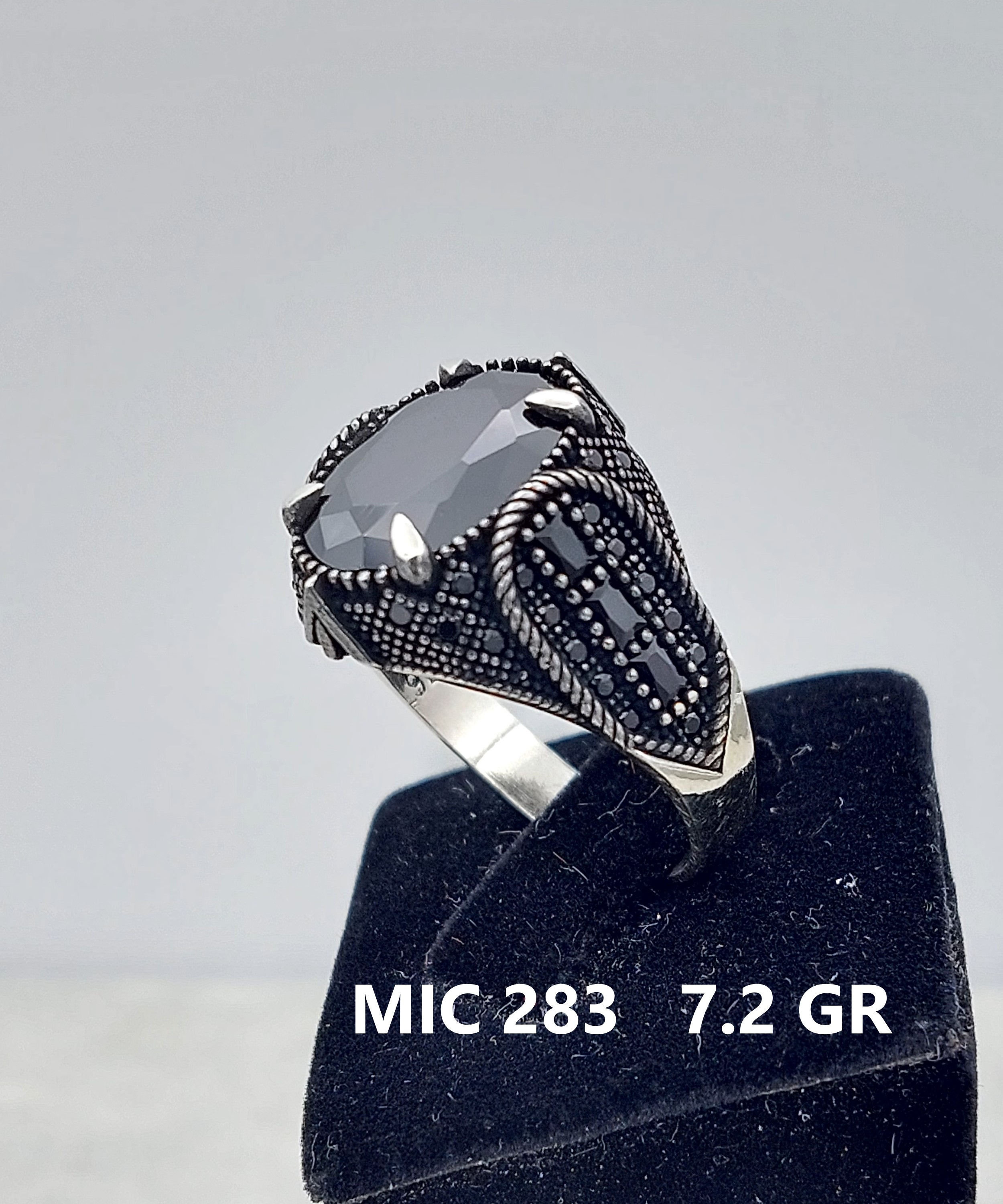 MIC 283  7.2 GR  MIKRO MAN  SILVER RING