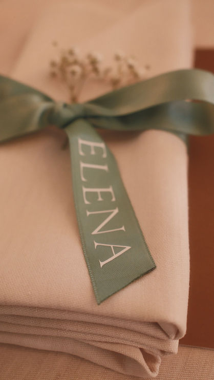Ribbon, Name Tag, Riviera Design Studio