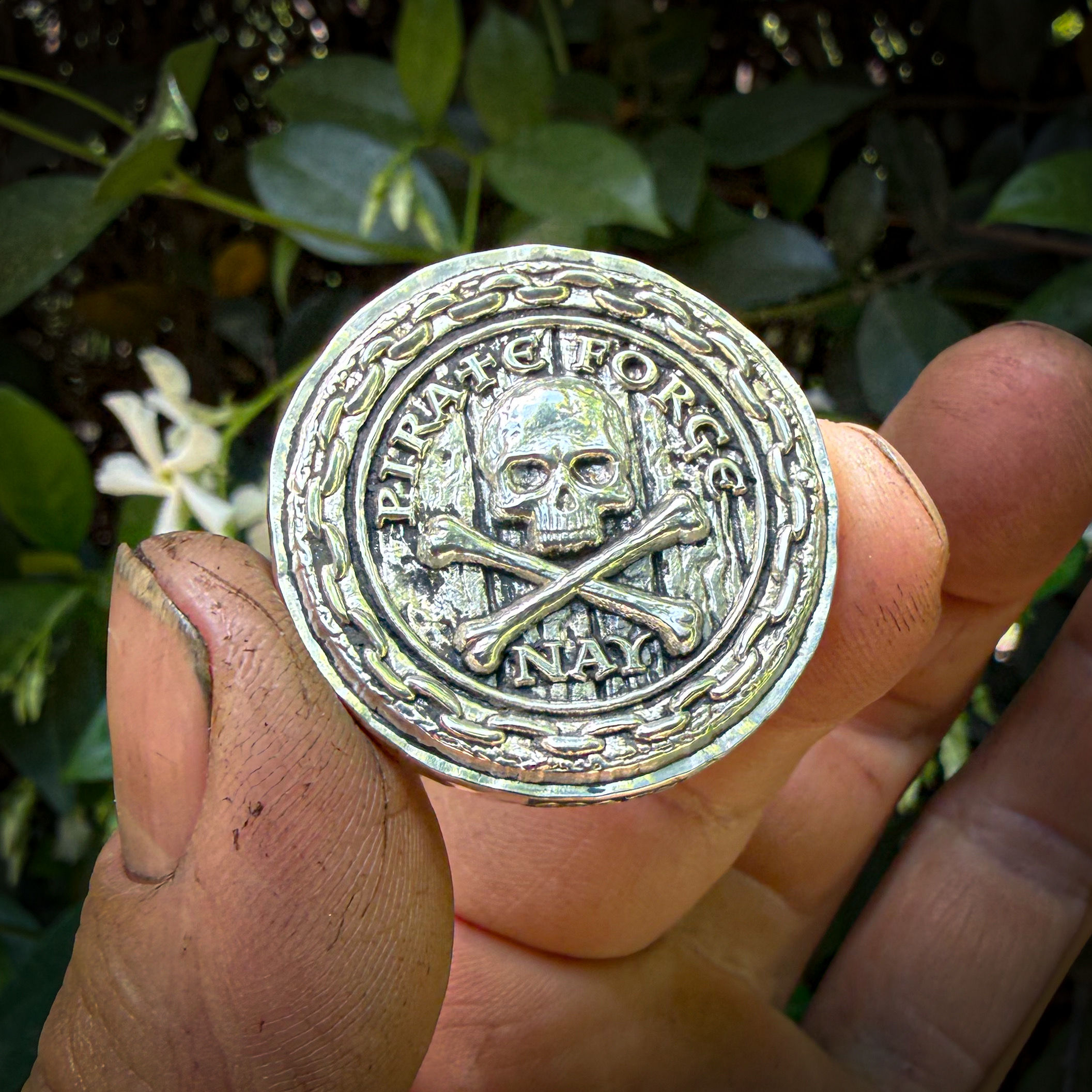 #29 Forged Silver Pirate Coin