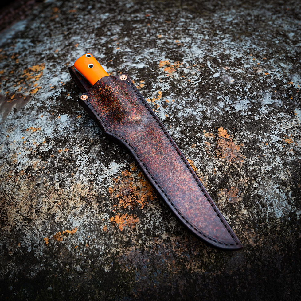 Thumbnail: Stainless Fillet/ Orange G10/ Stainless Pins