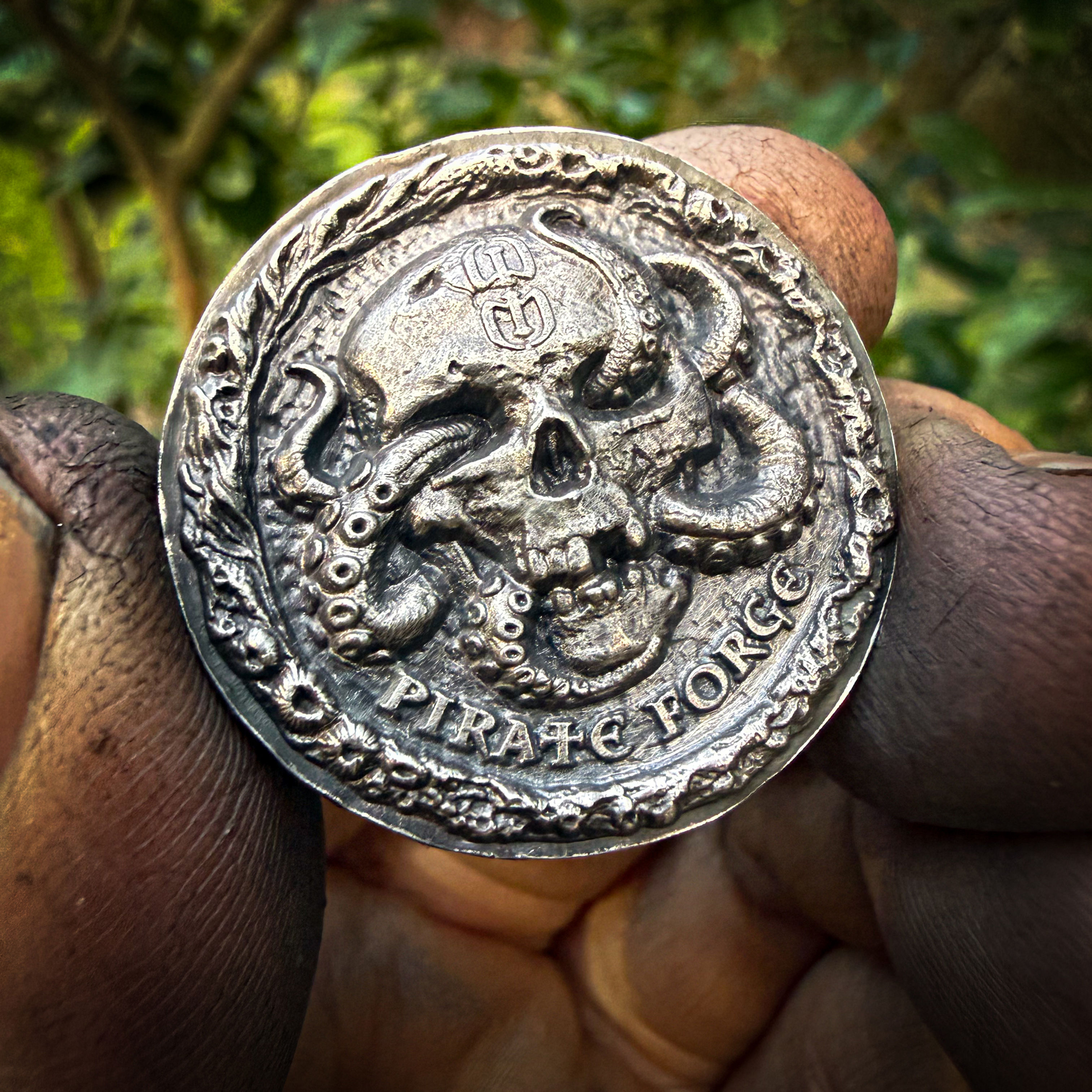 Forged Silver Mermaid Coin #6