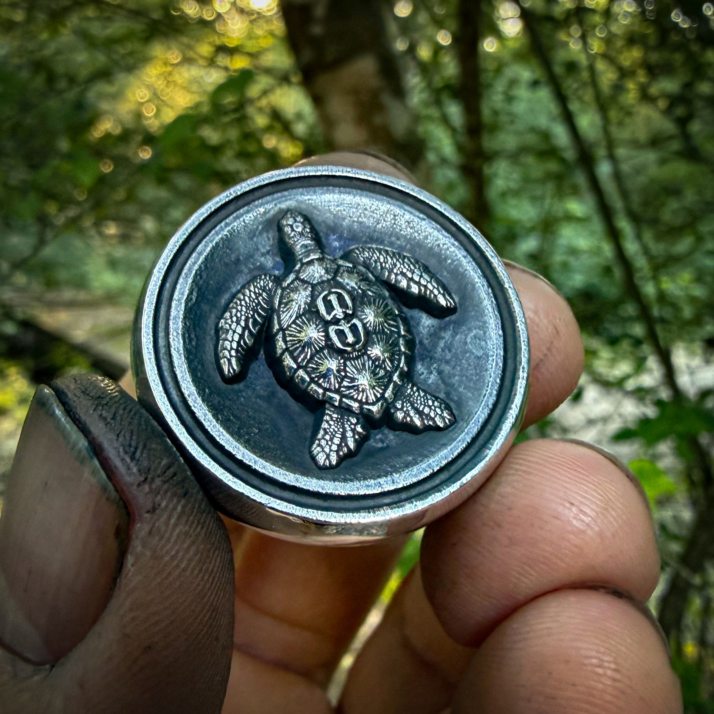 Forged Silver SeaTurtle Coin #3