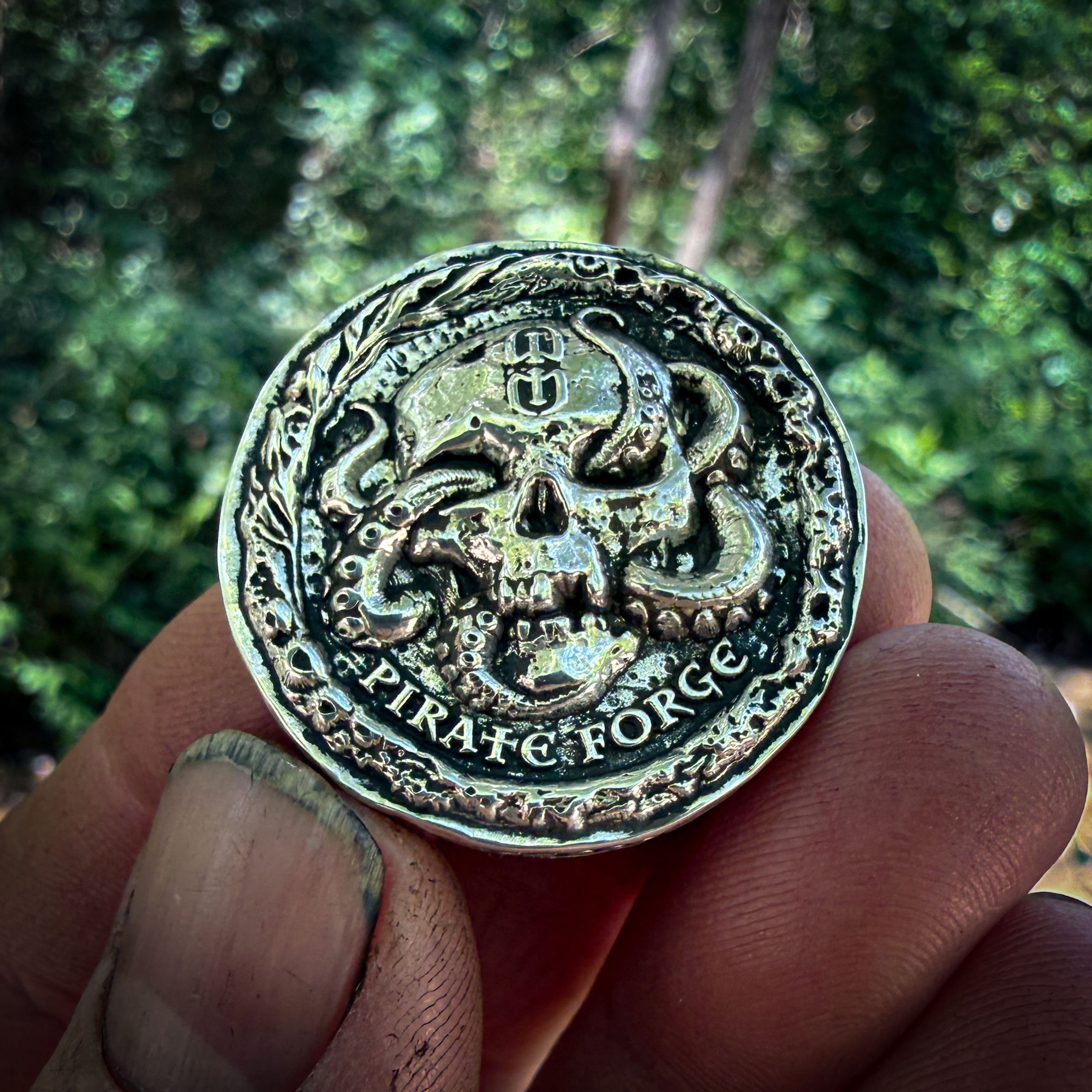 Forged Silver Mermaid Coin #9