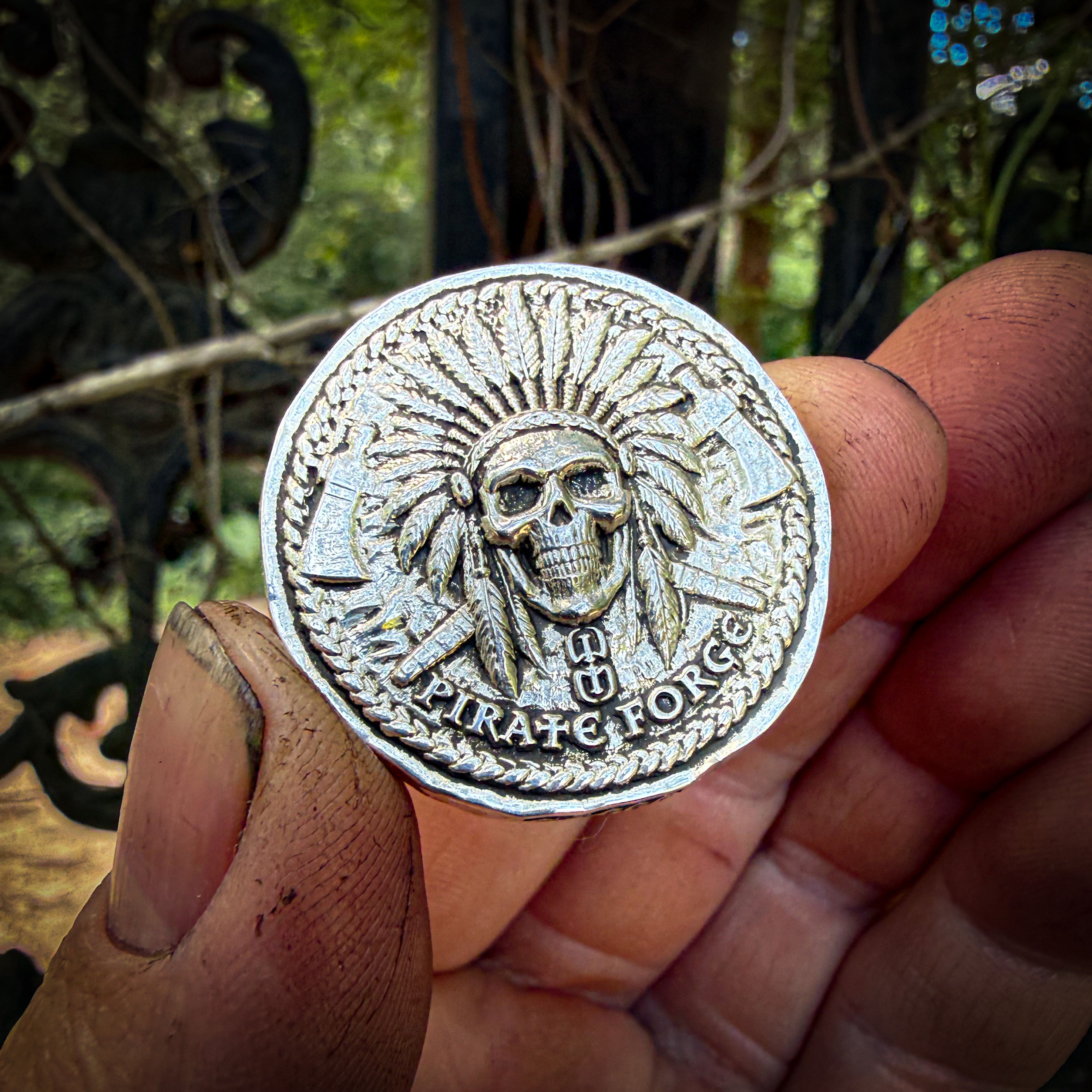 Forged Silver Wendigo Coin #6