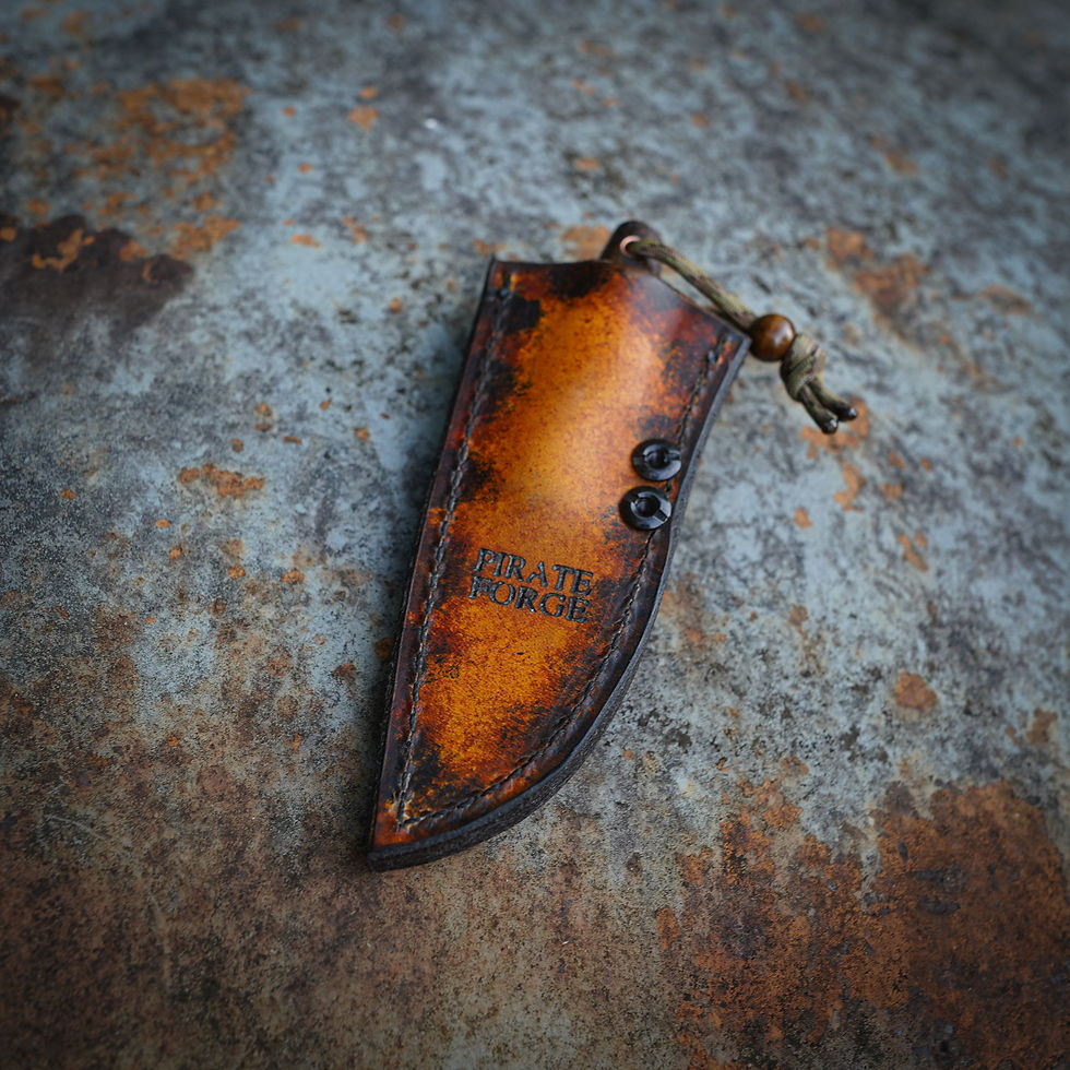 Thumbnail: Hand Forged EDC/Whiskey Barrel Oak