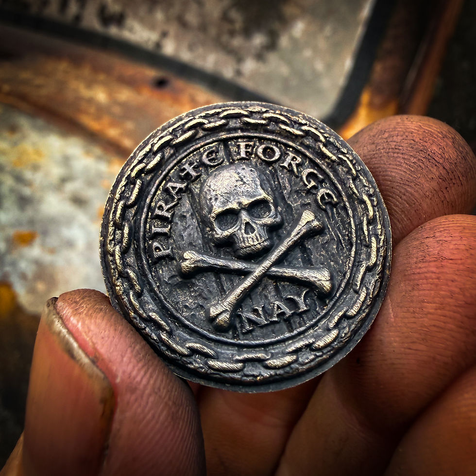 Thumbnail: Brass Pirate Coin