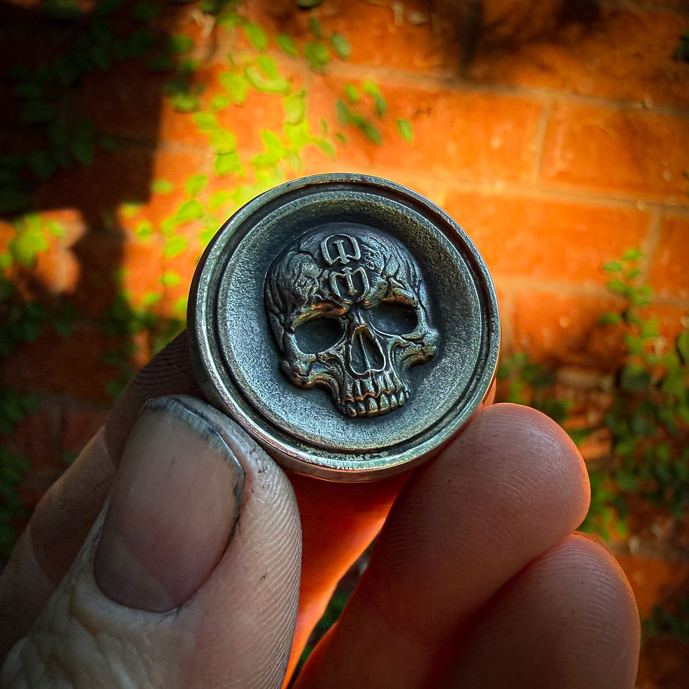 Thumbnail: Forged Silver Skull Coin #2