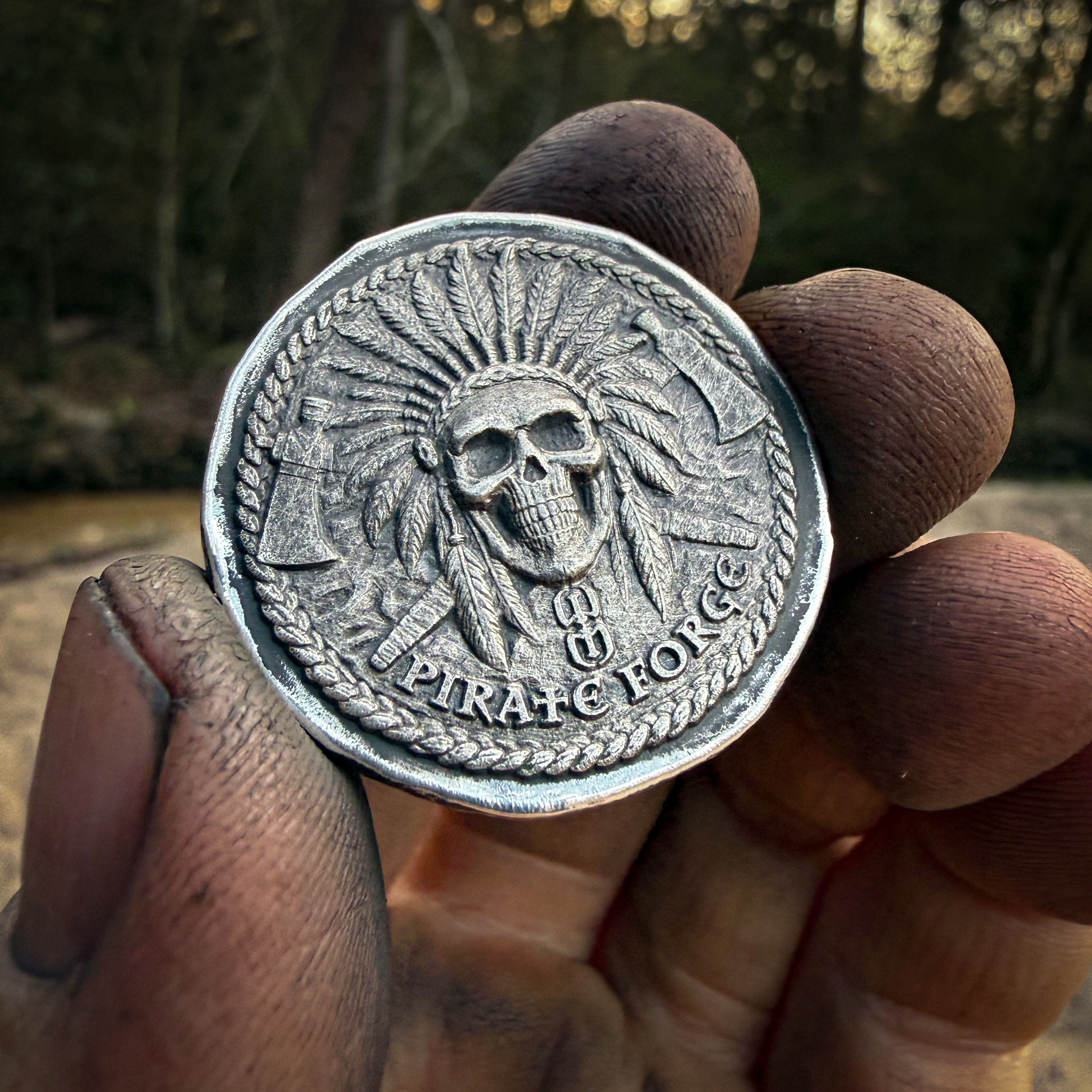 Forged Silver Wendigo Coin #3