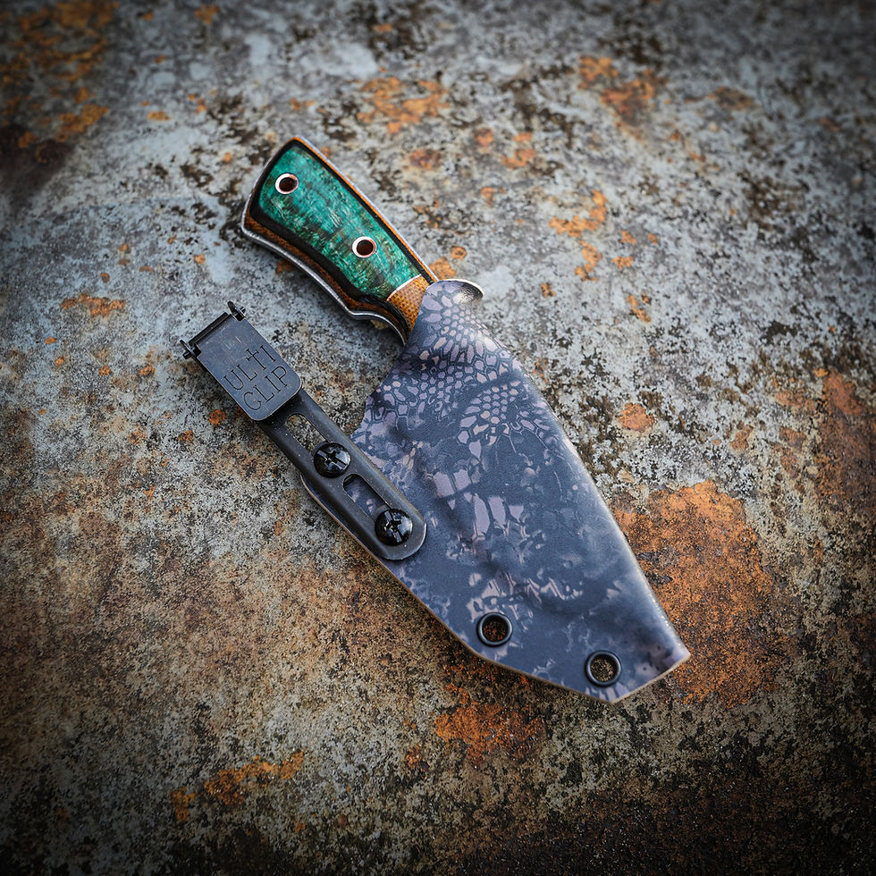 Thumbnail: Relic Sea Captain EDC/Birch/BlackG10/LE Micarta/copper/LE Westin