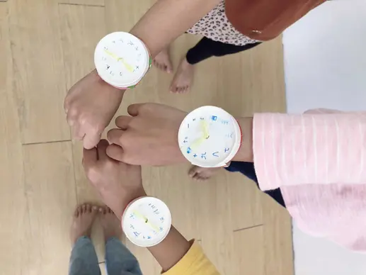 FMKids Daycare Center at Wangsa Maju showing FMKids students during their School Holiday Program with their Arabic craft project.