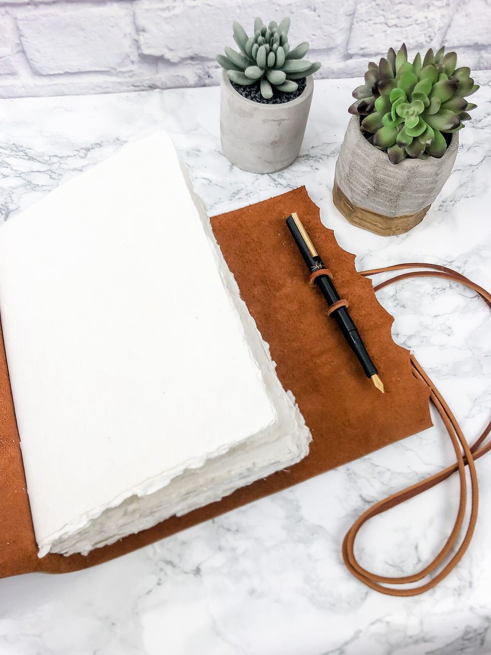 Thumbnail: Large Rugged Journal - Handmade Paper