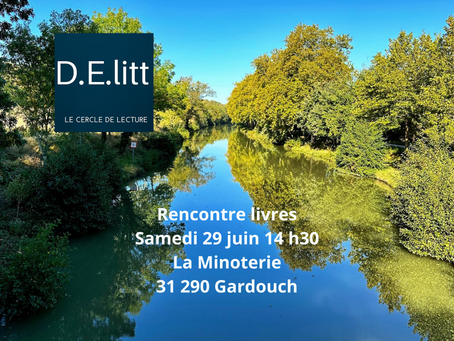 Rencontre livres le samedi 29 juin 2024