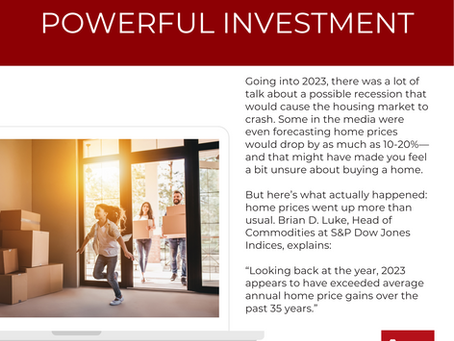 Your Home Is a Powerful Investment