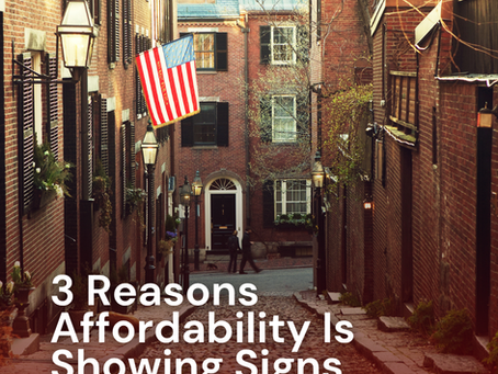 3 Reasons Affordability Is Showing Signs of Improvement This Fall