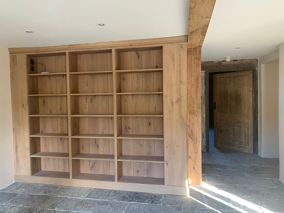 Bookcase in the entrance hall