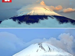 !!EL POPOCATEPETL EN SU MAXIMO ESPLENDOR CHULADA DE POSTAL¡¡¡
