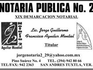 NOTARIA PUBLICA No. 2 XIX DEMARCACION NOTARIAL