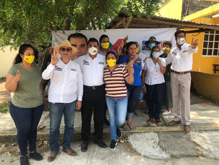 MARIO AMOROS PRESENTE EN EL MUNICIPIO DE ALVARADO