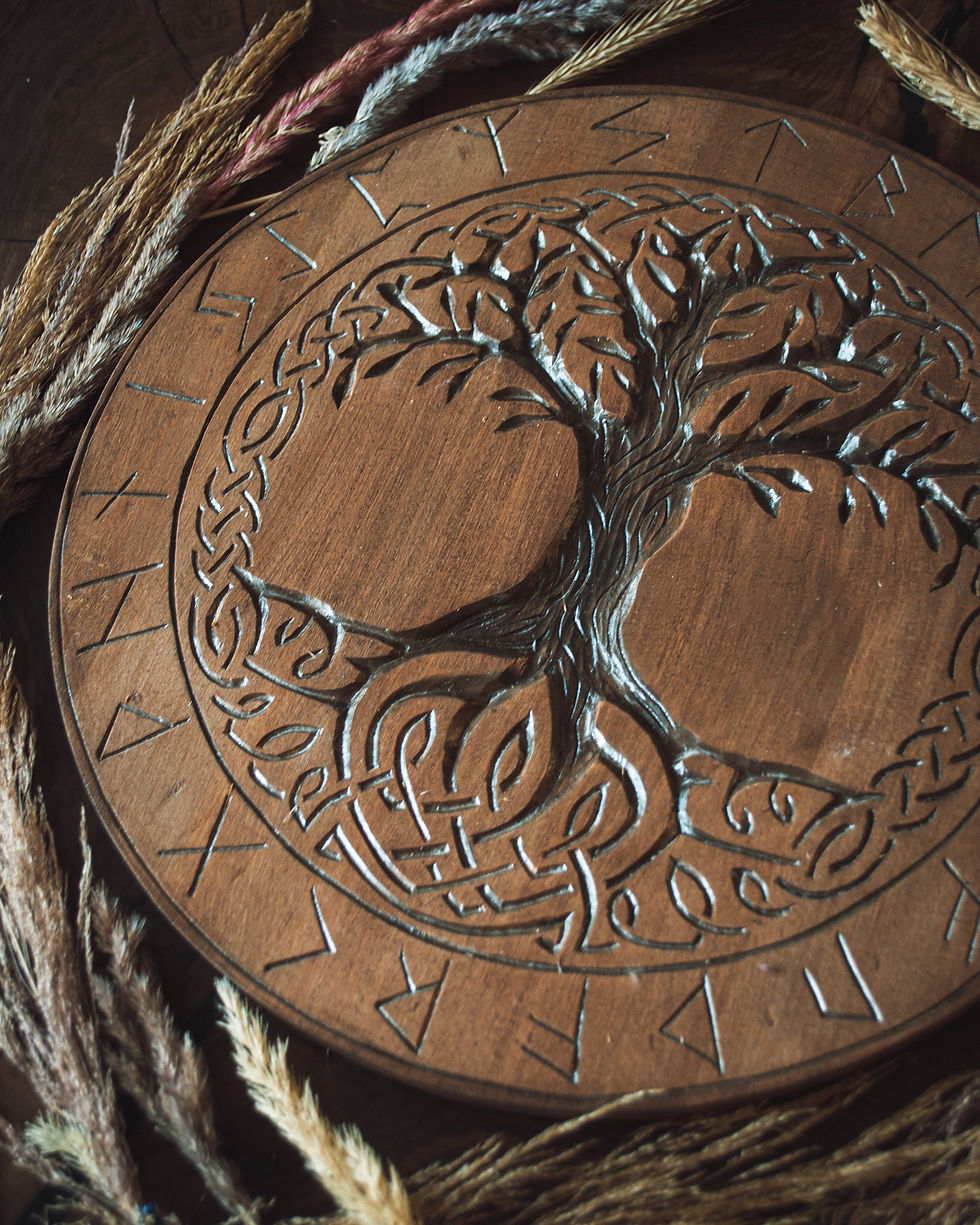 Thumbnail: Yggdrasil with runes altar 
