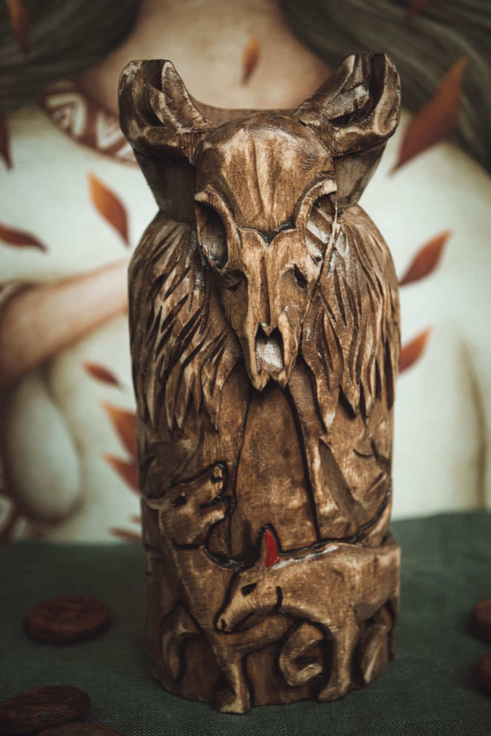 Thumbnail: Arawn statue