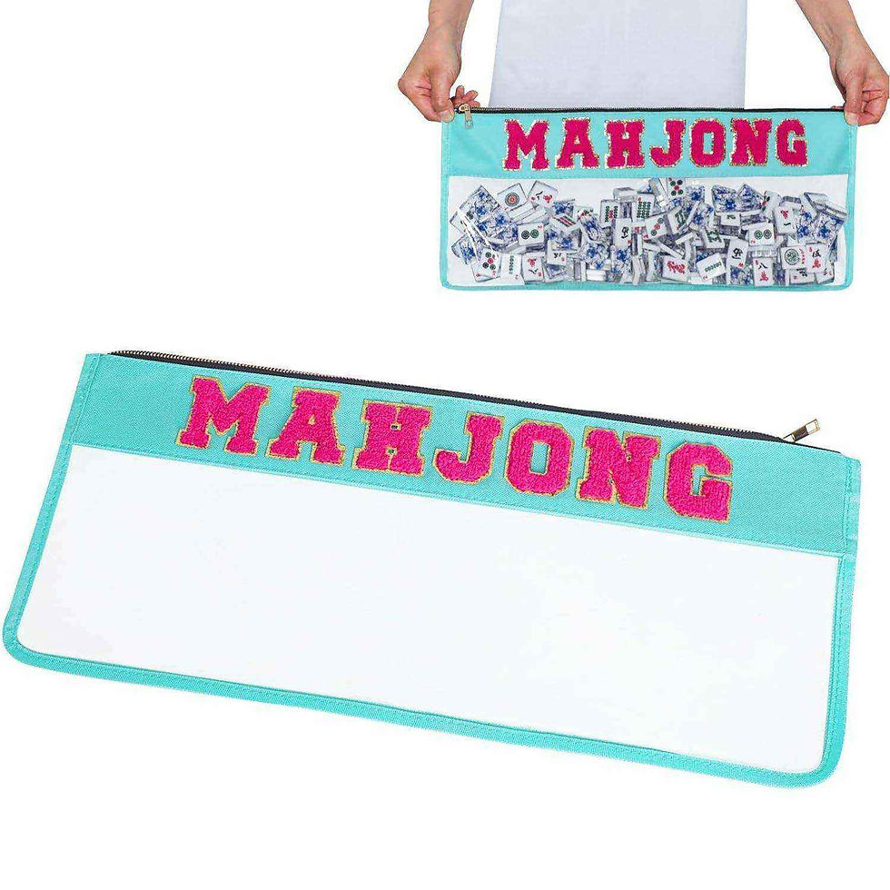 Thumbnail: Blue Mahjong Tile Bag