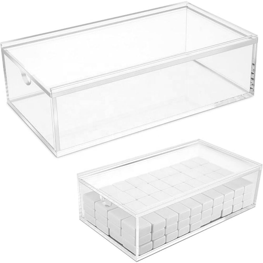 Clear Acrylic Mahjong Tile Storage Box
