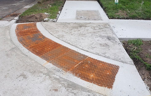 A fixed curb cut in Minneapolis.