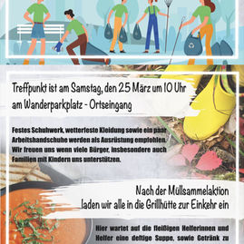 Müllsammelaktion rund um Hümmerich