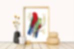 Thumbnail: King Parrots Art Print
