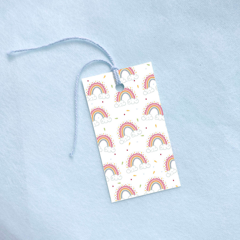 Thumbnail: Over the Rainbow Gift Tag set