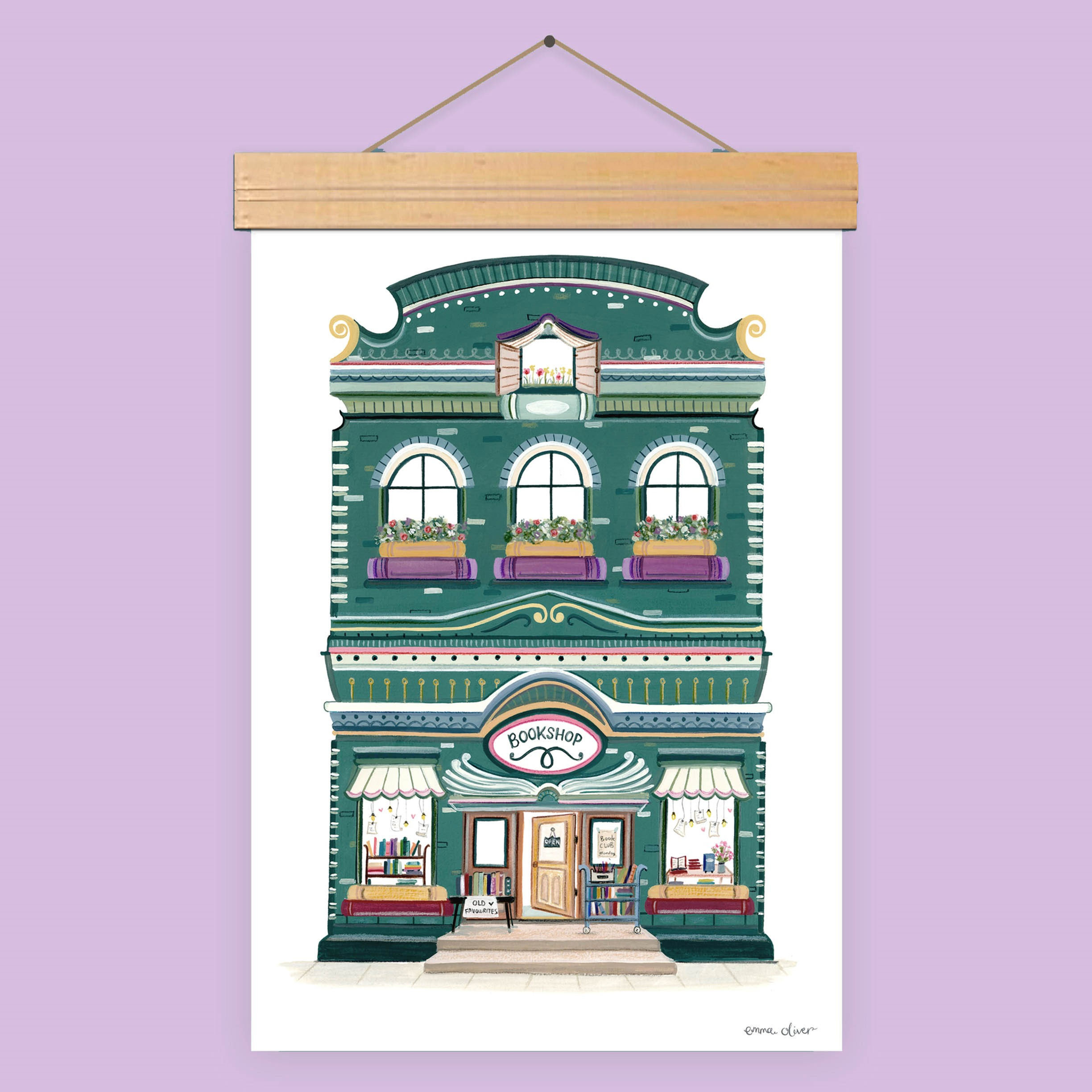Bookshop Art Print