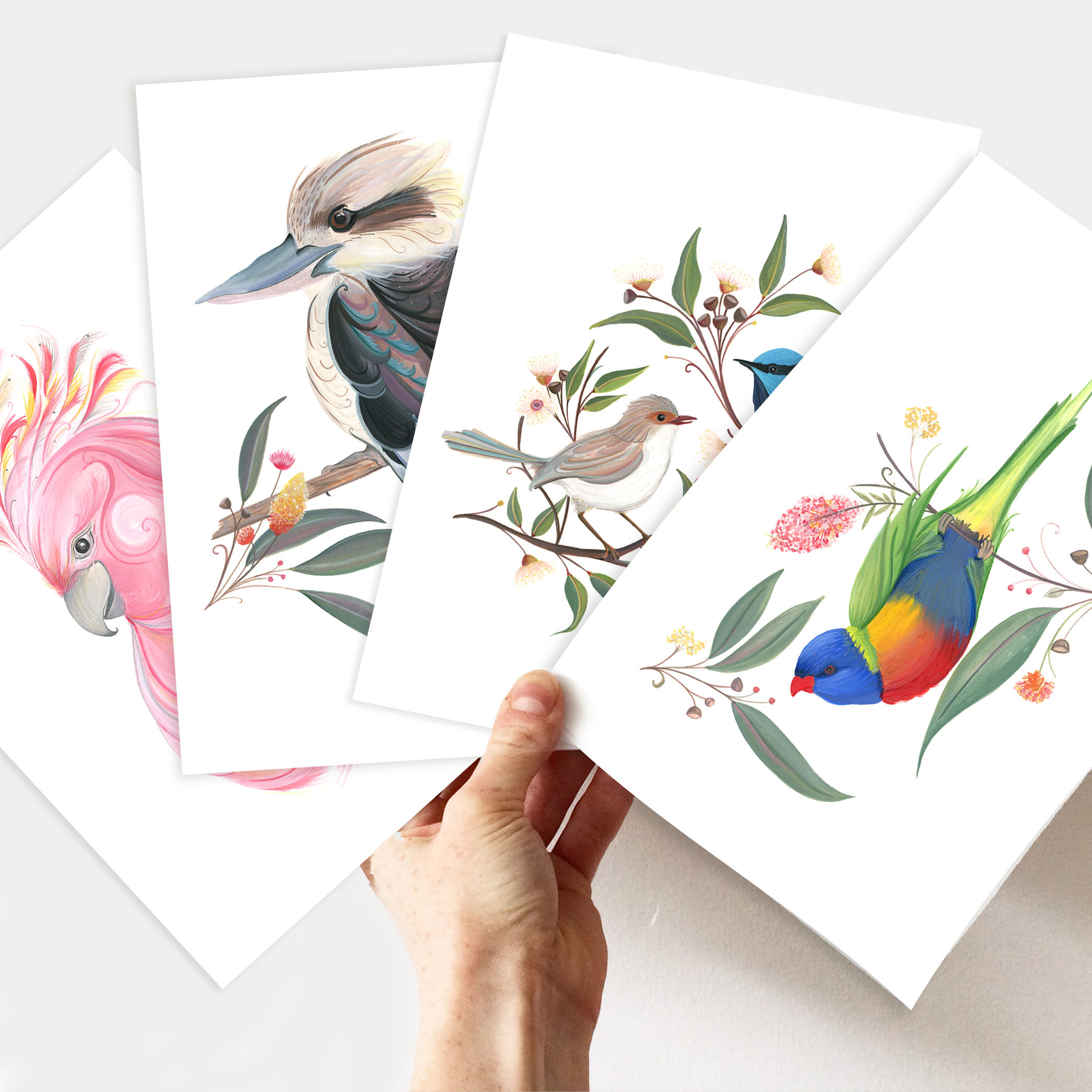 A5/A4 Aussie Birds Art Print Bundle!