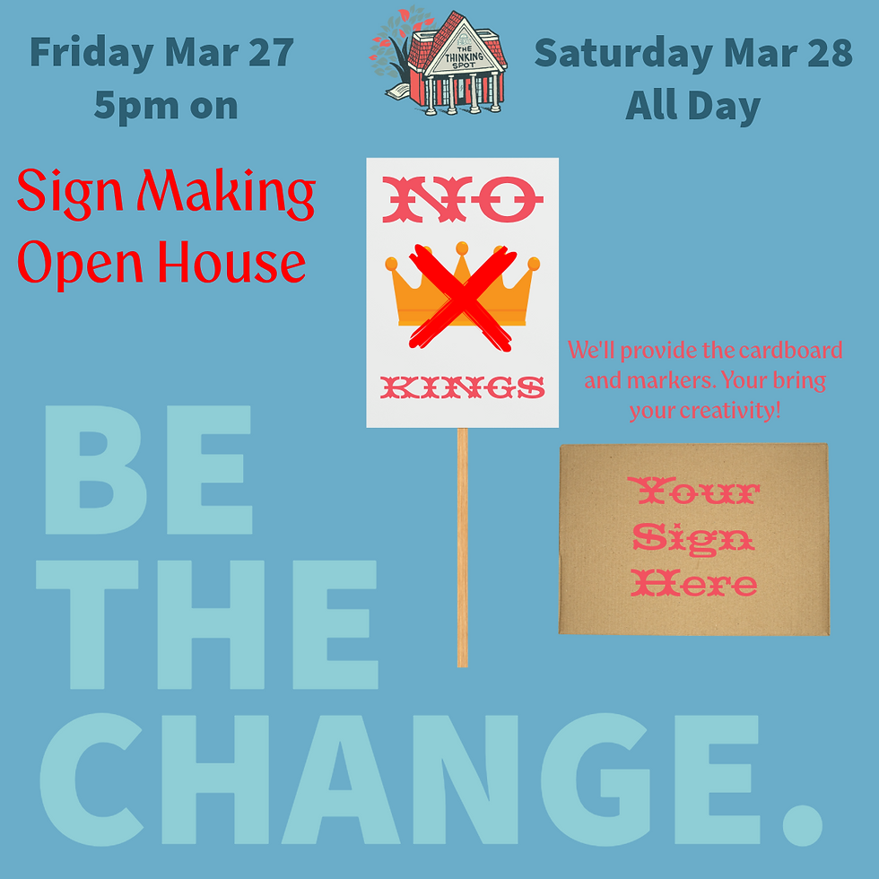 Protest Sign Open House