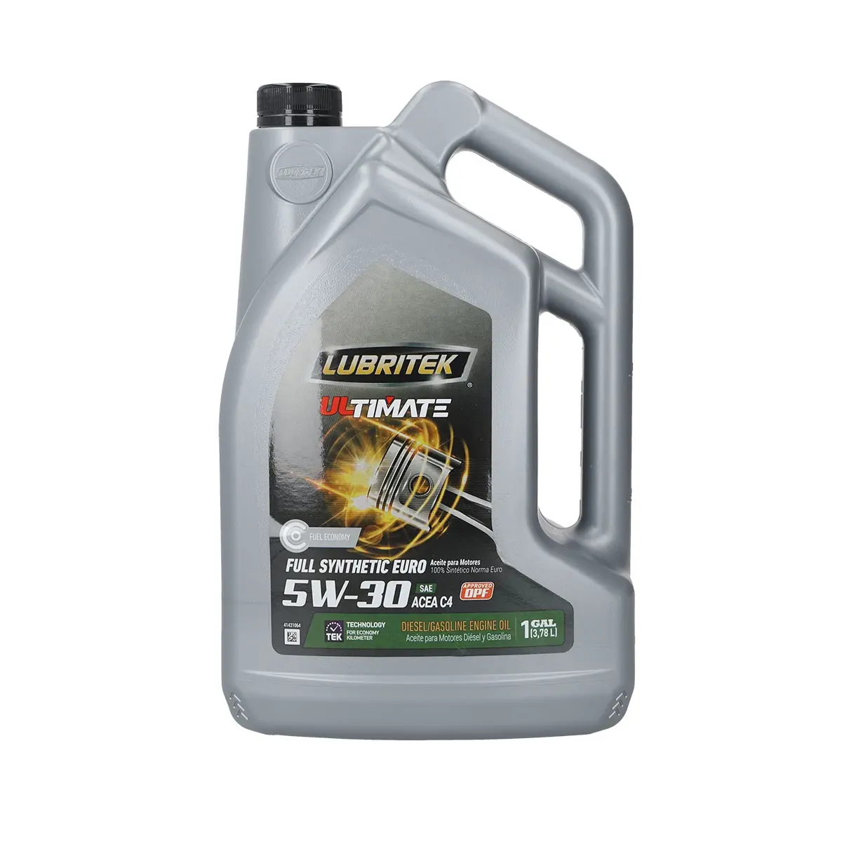 Aceite de Motor LUBRITEK Ultimate Sintético 5W30 1GL C4