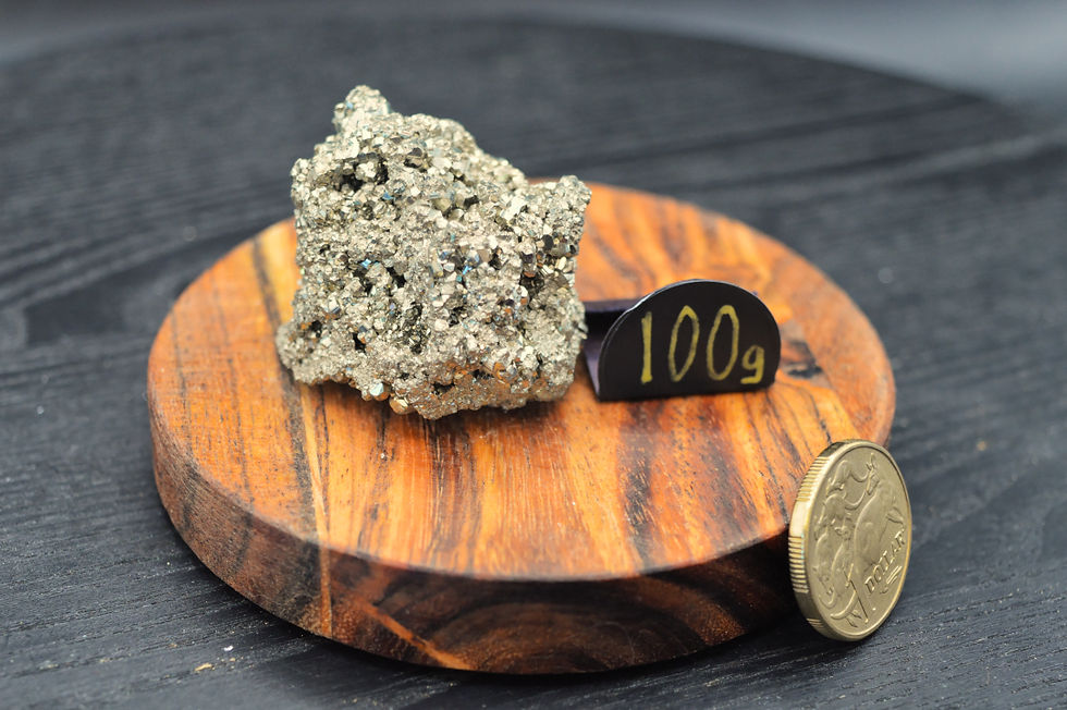 Thumbnail: Pyrite Crystal Cluster 100g