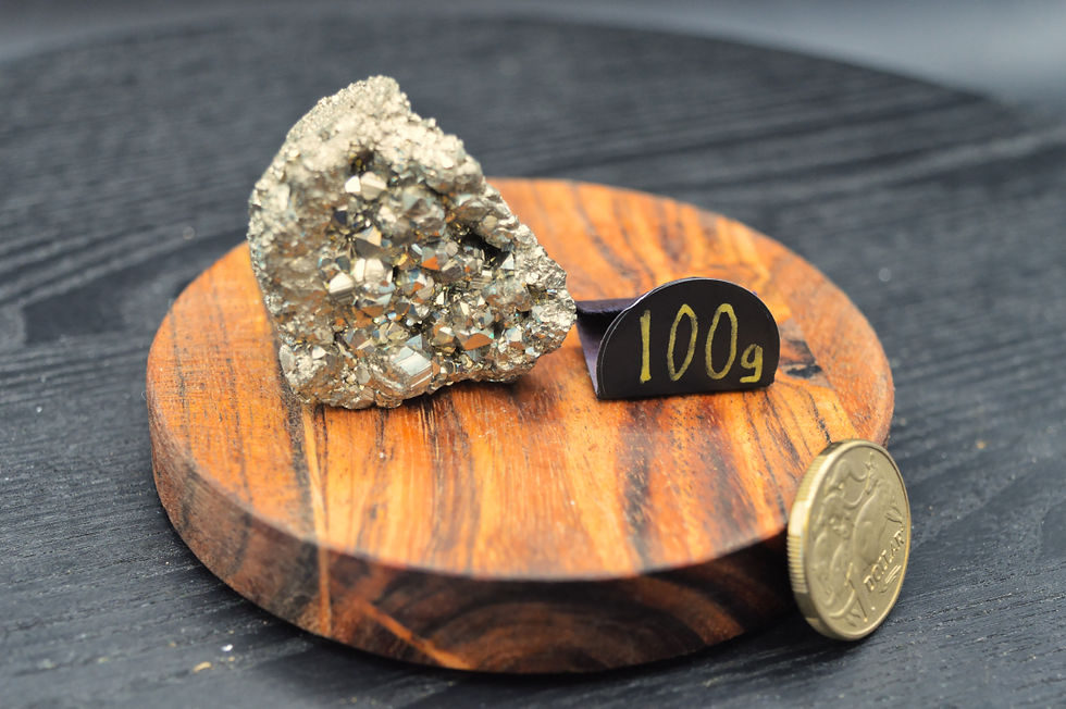 Thumbnail: Pyrite Crystal Cluster 100g
