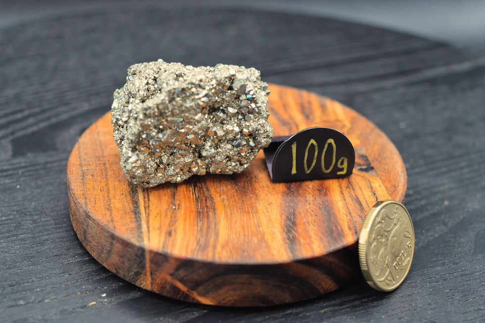 Thumbnail: Pyrite Crystal Cluster 100g
