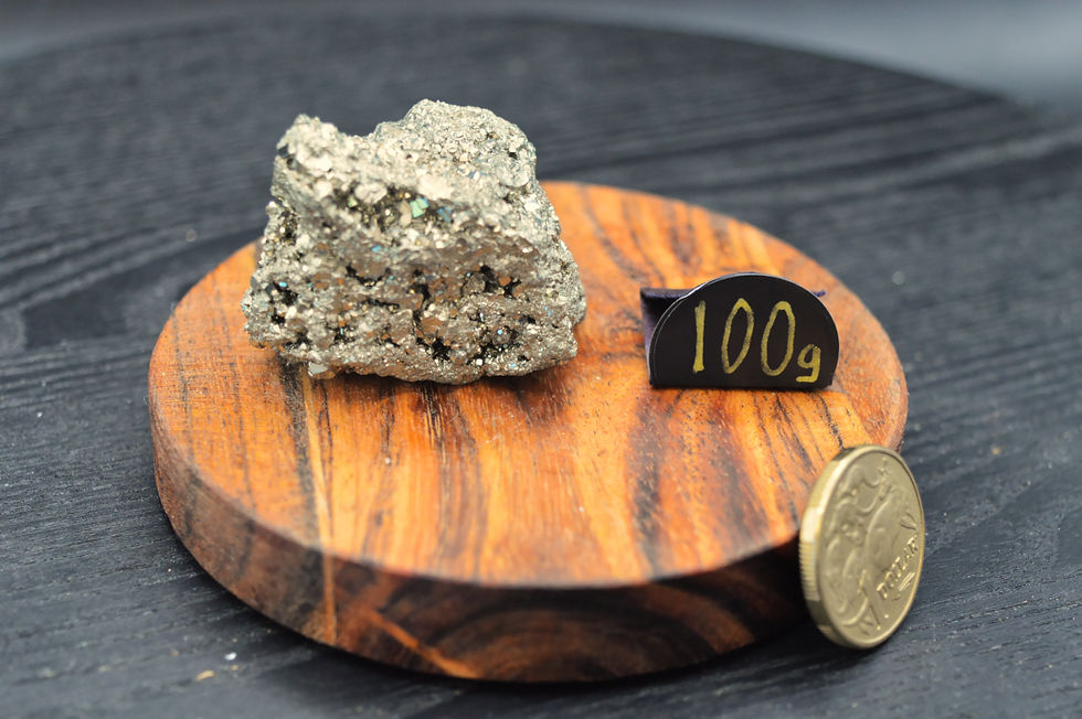 Thumbnail: Pyrite Crystal Cluster 100g