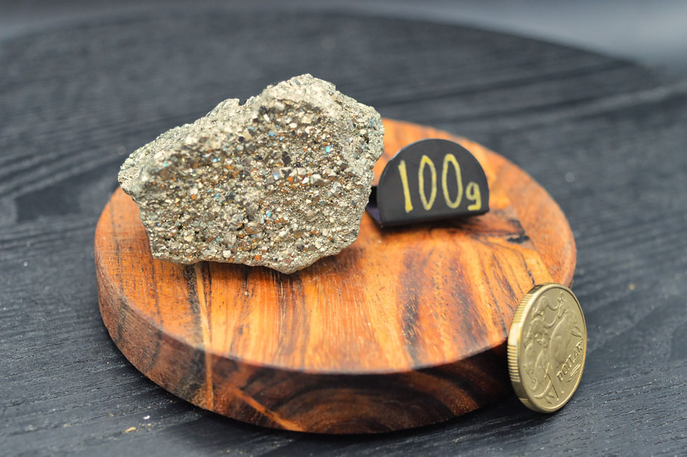 Thumbnail: Pyrite Crystal Cluster 100g