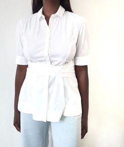 Chemise cache-coeur vintage