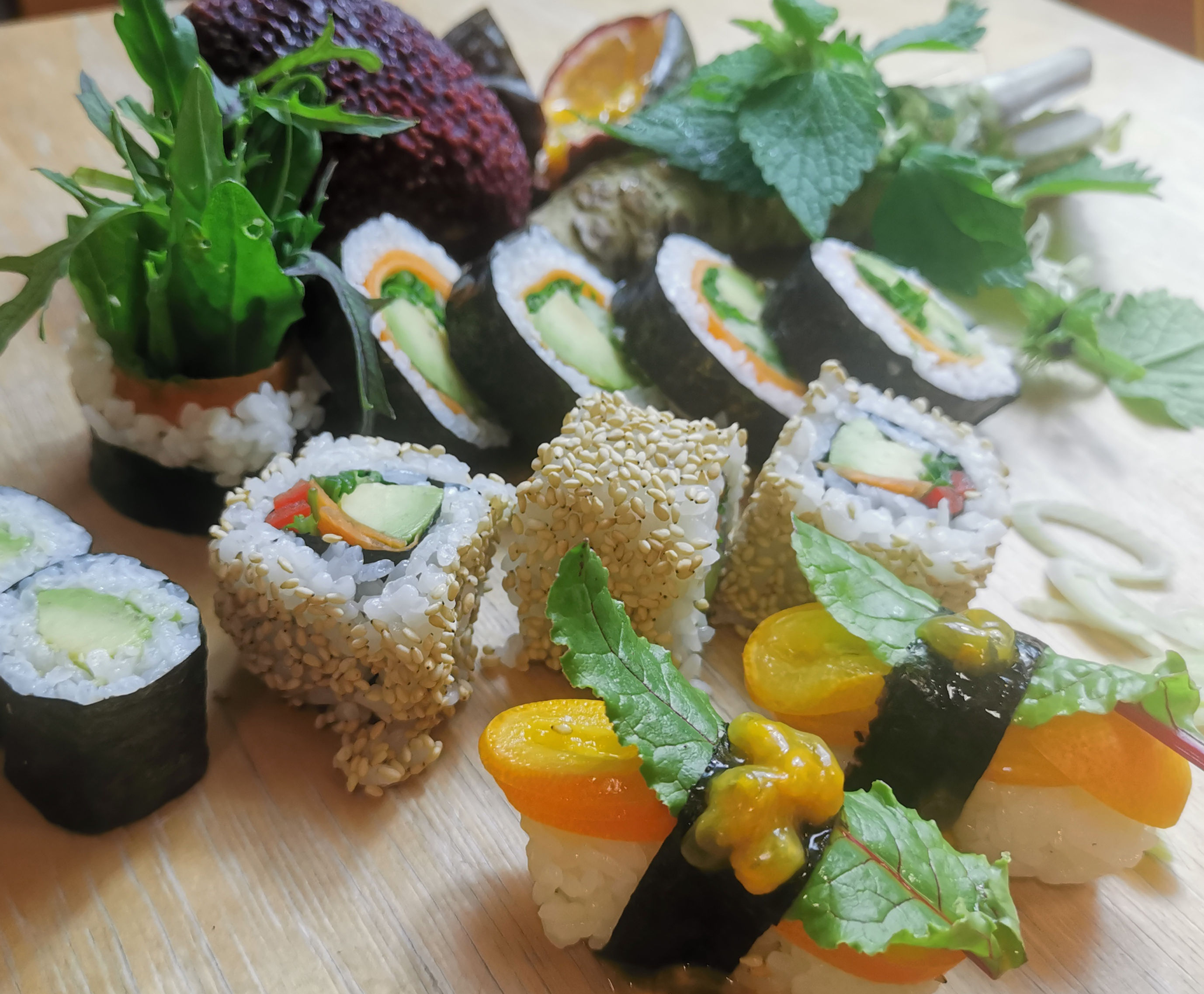 Sushikurs 'vegan kreativ'