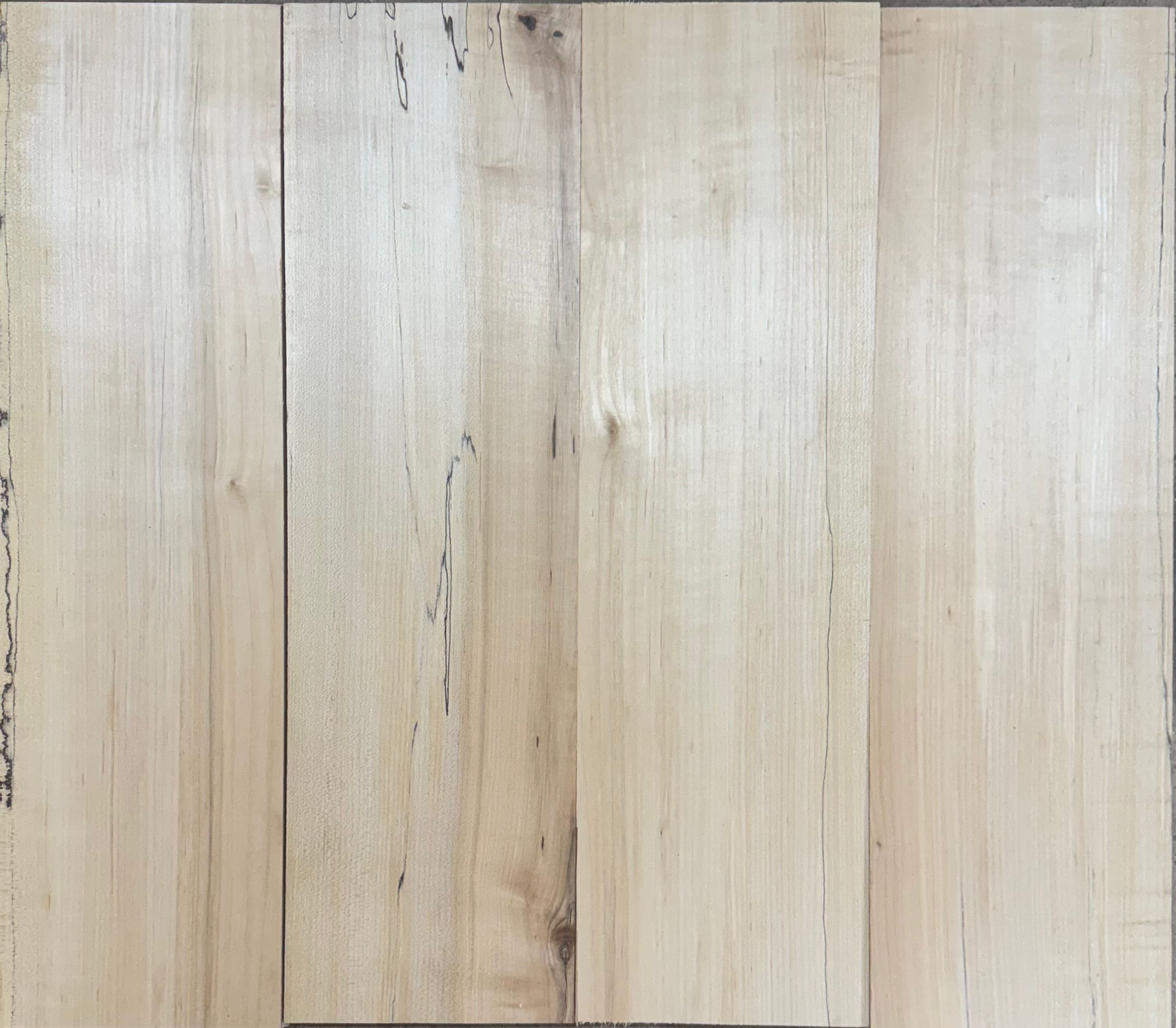 Maple S4S-4 pack - 4/4 X 7" X 24"