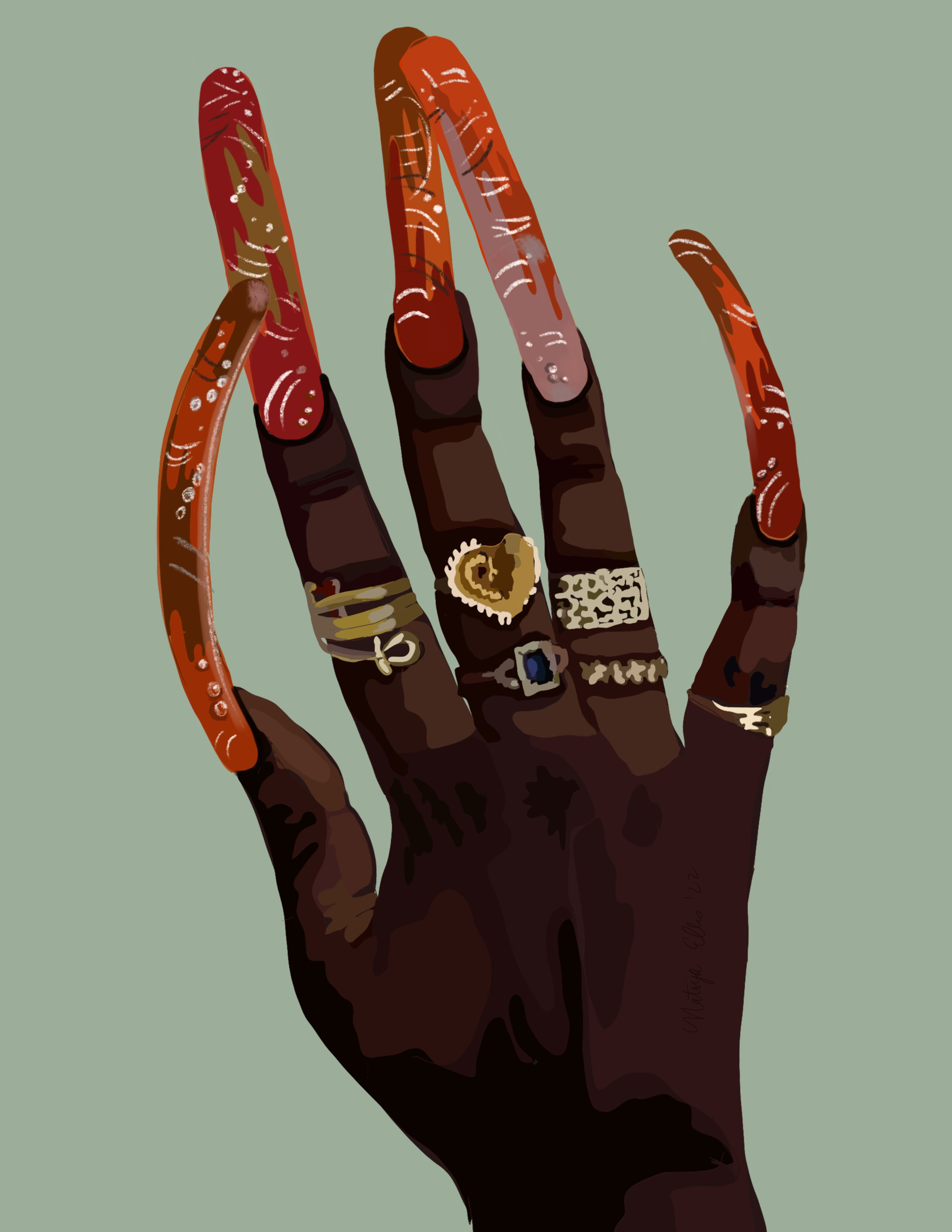 Nail Shop - Art Print