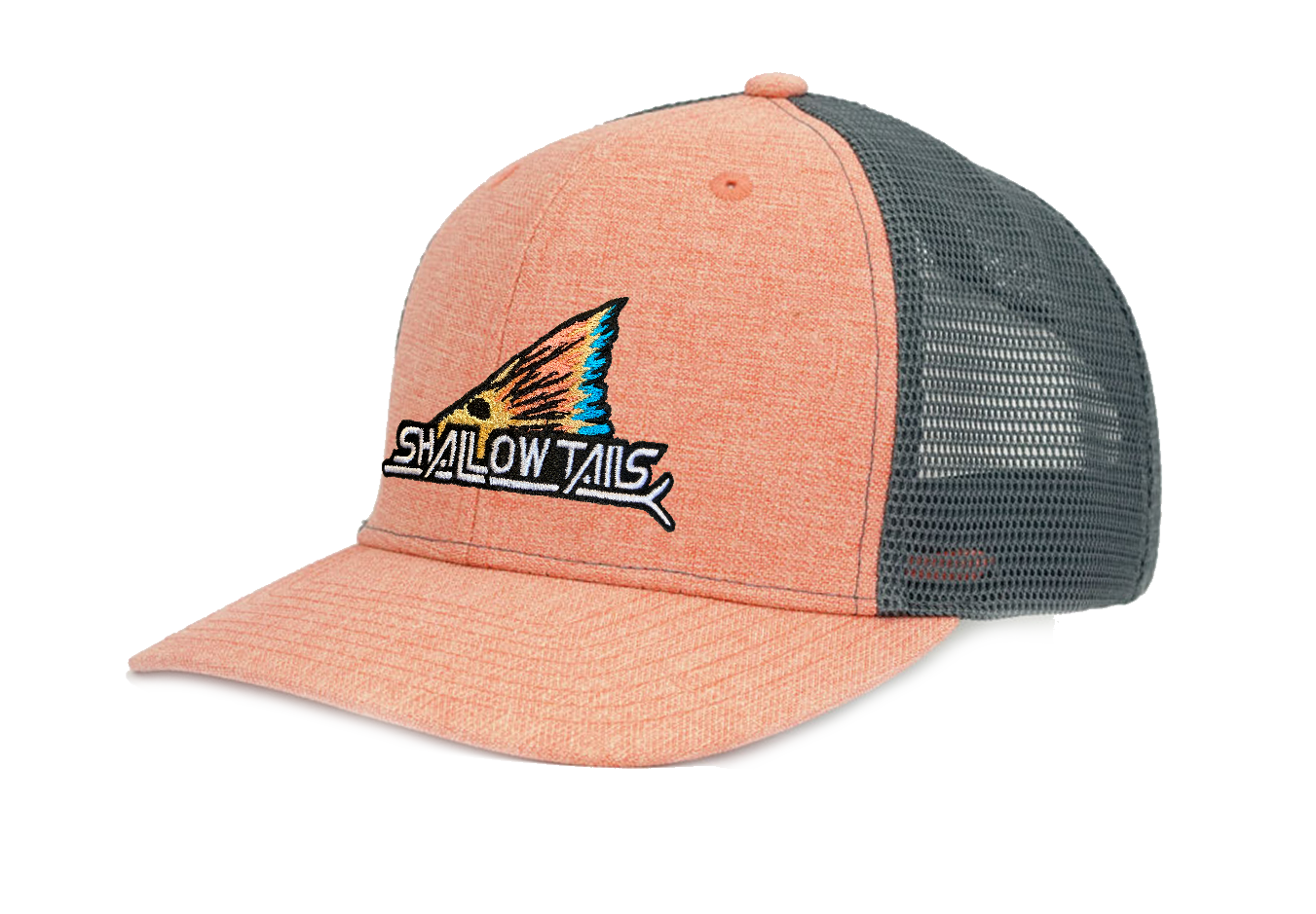 Heather Salmon & Charcoal - Tailing Fin Hat