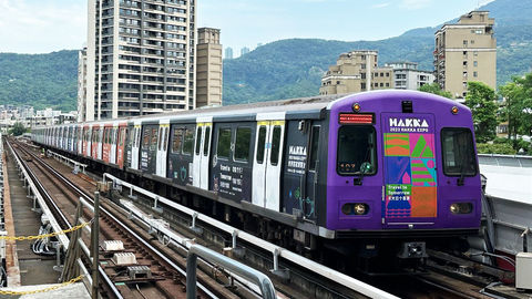 台北捷運局
客家博覽會彩繪列車