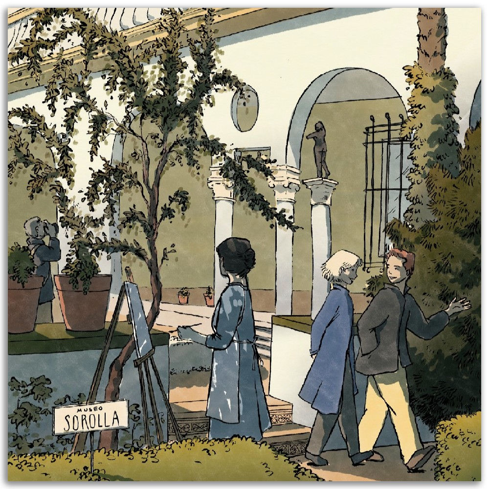 Póster Jardín del Museo Sorolla