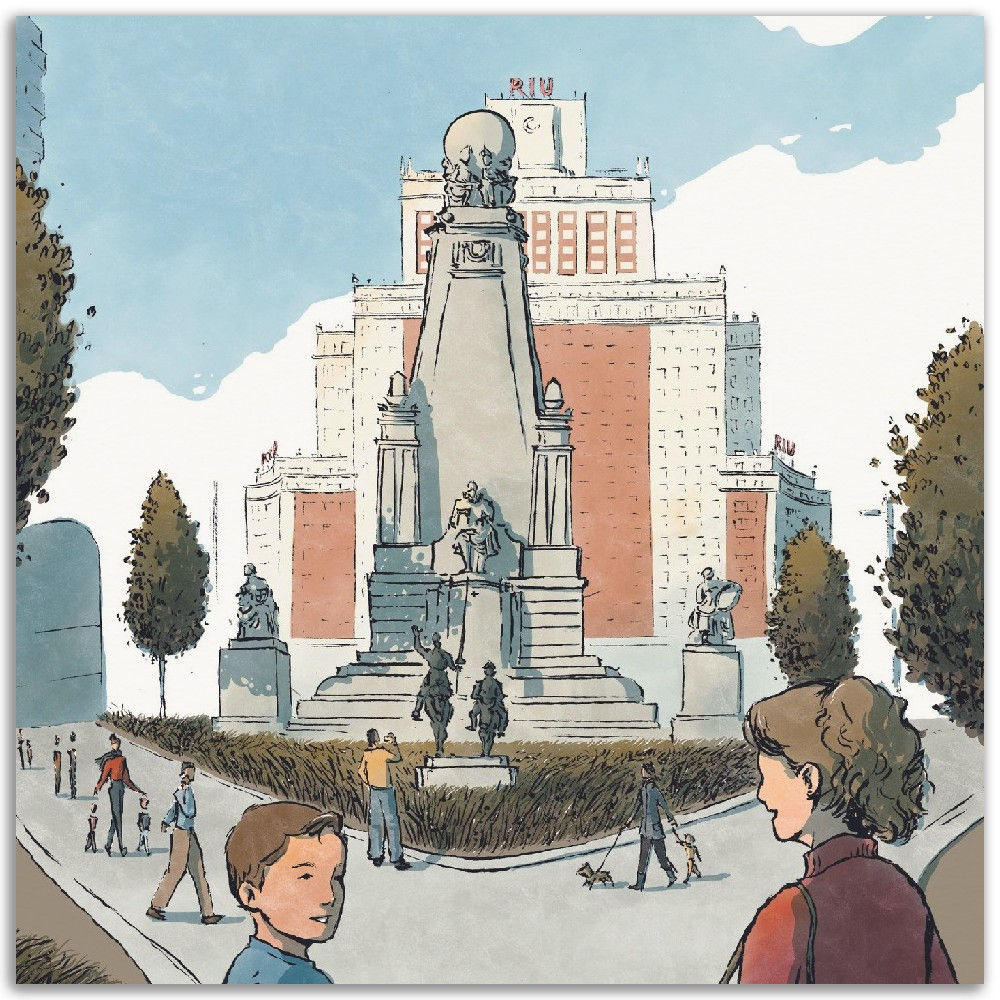 Póster Plaza España