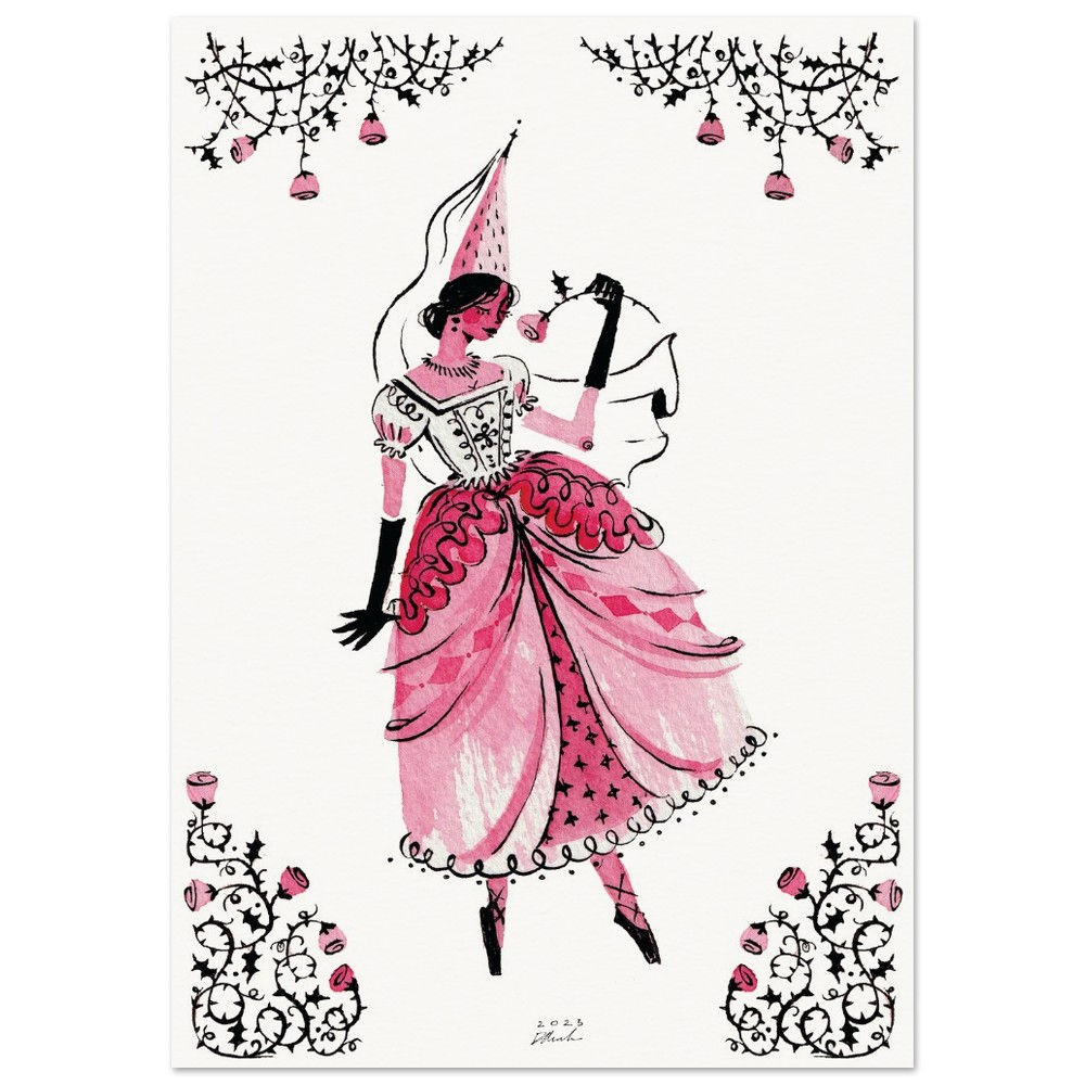 Princesa entre rosales