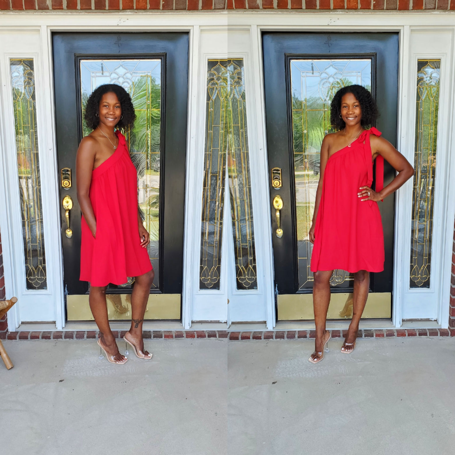 Lady In Red BabyDoll Dress 